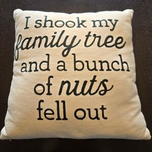 Indigo Family Tree Pillow
